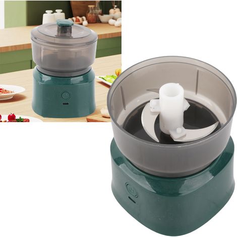 Robot Culinaire Portable USB Rechargeable pour Purées Baby et Aliments Mixés Mini Hachoir Électrique Capacité 350ml ABS PP Couleur Blanc (1/5)