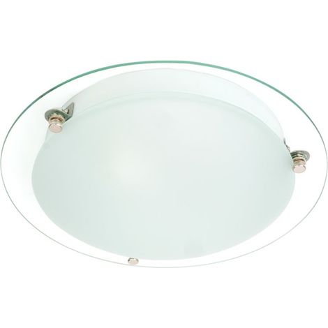 Plafonnier verre 60W max E27 (1/3)