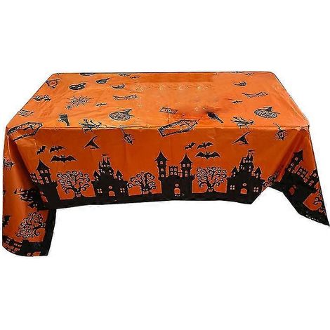 Nappe d'Halloween décorative, lavable, imperméable et antitache, motif mains ensanglantées, lavable et lavable. Décoration rectangulaire. (1/5)