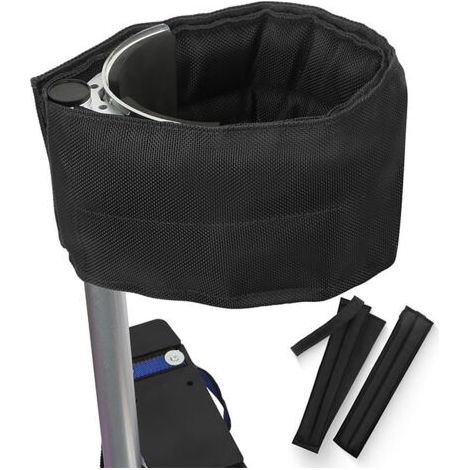 Échasses rembourrées pour cloisons sèches avec sangles réglables, bretelles confortables et sangles pour les jambes. (1/4)