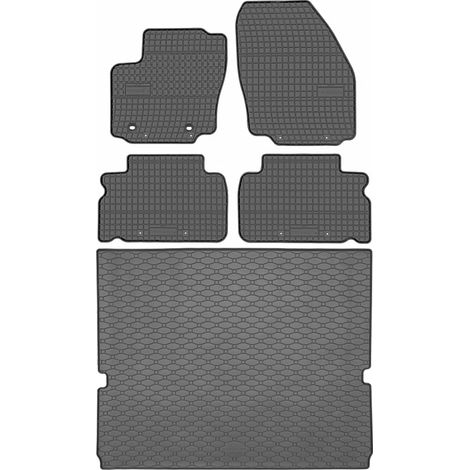 Juego de alfombrillas de goma para coche y alfombrilla para maletero para Ford S-Max I Minivan (2006-2010) (1/5)