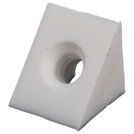 Coin d'Assemblage en Plastique Blanc (pour Tiroir) (1/2)