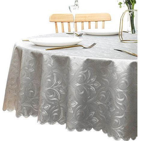 Nappe ronde en toile cirée160D'une longueur d'un centimètre, écologique, résistant aux taches, de style nordique (1/5)