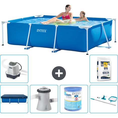 Intex Piscine Tubulaire Rectangulaire - 220x150x60 cm - 7-pièces  S30027 (1/5)