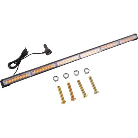 Feux Flash Voiture Simple Rangée 6LED Haute Puissance IP65 Étanche Avertissement Urgence Stroboscope pour Véhicule (1/5)