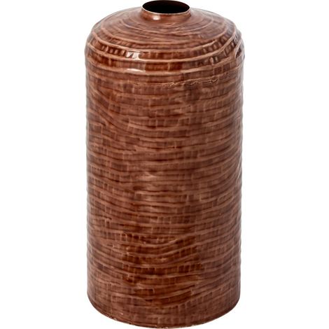 Vase Déco en Métal "Oria" 56cm Marron (1/3)