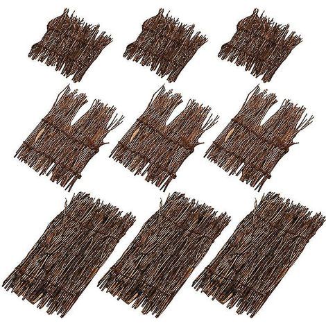 9 mini tapis de clôture en bambou (1/3)