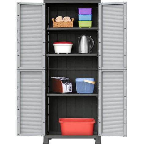Plastic Cabinet 68x39x171.5 cm vidaXL