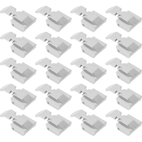 20 Pieds presseurs zip invisibles acier inoxydable pour machine à coudre domestique - Lot de pattes de braguette (1/5)