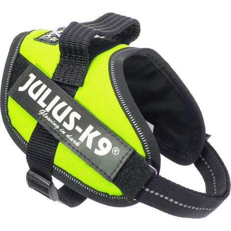Pettorina IDC Julius K9 Powerharness Con Fantasia (ITA) - Pettorina IDC Julius K9 Powerharness Con Fantasia (ITA) - Giallo Fluo, XS / Mini Mini (40-53cm) (1/5)