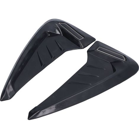 Lot de 2 grilles d'aération noires pour voiture, pièces de décoration universelles (1/5)
