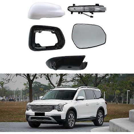 Passend für 17-21 Gac Trumpchi GS8 Rückspiegelgehäuse Rückspiegelabdeckung Rahmen Blinker links Linse