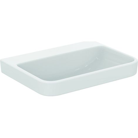 Vasque de salle de bain i.life B o.Hl. o.huile. 650x480x180mm Blanc
