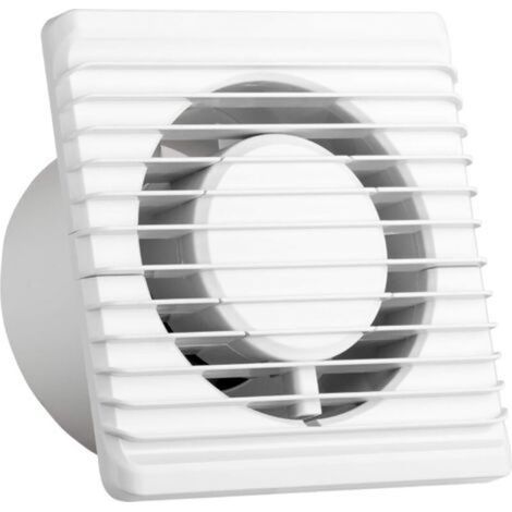 Universallüfter mit Rückschlagventil, Ø 100 mm/10 cm, für Bad und Küche, geringer Energieverbrauch (8 W), leiser Betrieb (26 dB) und hohe Förderleistung (93 m³/h). Systemenergie