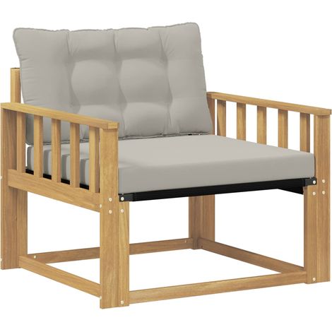 Maison Exclusive - Outdoor-Sofagarnitur Massives Akazienholz und (1/5)