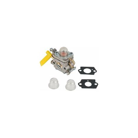 Filtre à carburateur S-gigant avec joint et 2 pompes C1U-H60 308054013 308054012 308054004 308054008 Compatible avec les coupe-bordures Ryobi Homelite 25cc, 26cc et 30cc