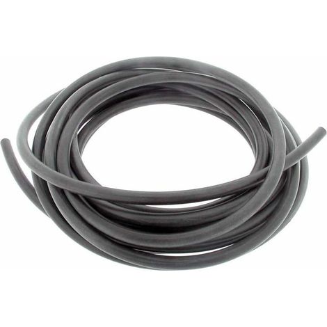 Radiatore carburante nera gomma lunghezza 5m diametro esterno 10mm - interno 4,5mm