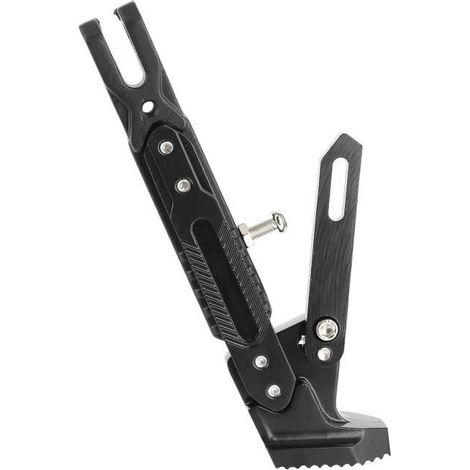 Béquille universelle Support latéral universel de moto Support de pied réglable Support de béquille de jambe de (1/4)
