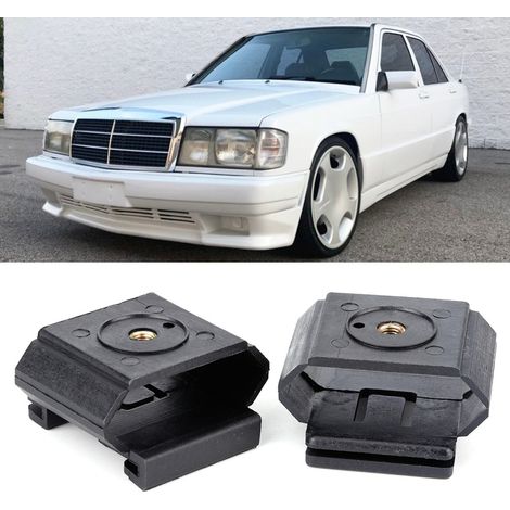 2-teilige Stoßstangenhalterung für Mercedes C-Klasse W201 (1982–1993) – Autozubehör