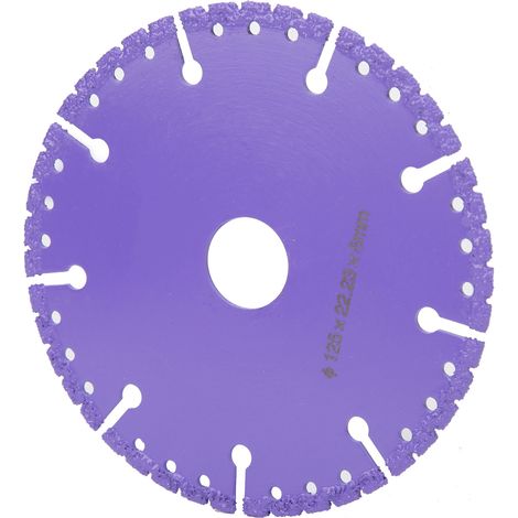 Disque de coupe diamanté brasé sous vide pour la démolition de carreaux de céramique, meule de 125 mm de diamètre (1/5)
