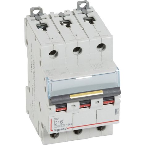 DX³ Disjoncteur 3P courbe C 16A 10kA/16kA - LEG409273