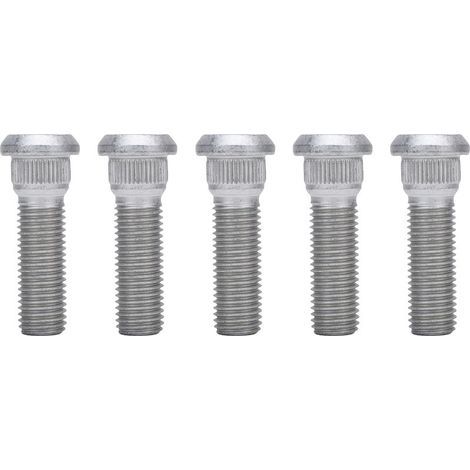 5 pièces goujons de roue 90942-02049 M12x1.5 filetage zingué boulons de moyeu de remplacement pour Prizm Nova. (1/4)