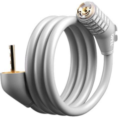 Candado para bicicleta, 120 cm x 12 mm de largo, candado de cable para bicicletas, patinetes, motocicletas, puertas y cochecitos con código inteligente de 5 dígitos, candado antirrobo para bicicletas. (1/2)