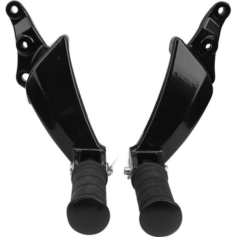 Repose-pieds aluminium antidérapant pliable compatible Victory Gunner High Ball Judge Vegas, kit de repose-pieds moto robuste (1/5)