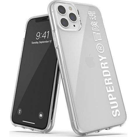 iPhone 11 Pro Max SuperDry Klarsichthülle Weiß (1/5)