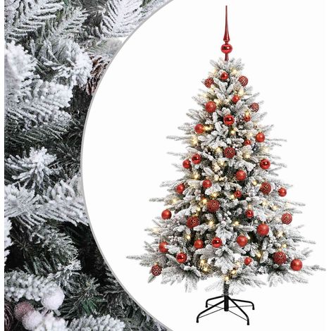Árbol de Navidad artificial con bolas 150 cm 150 LED vidaXL (1/5)