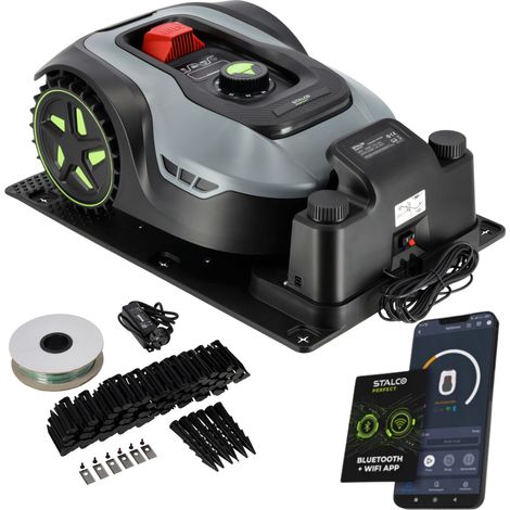 Tondeuse à gazon robotisée STALCO PERFECT RMP650 600m² ACCESSOIRES