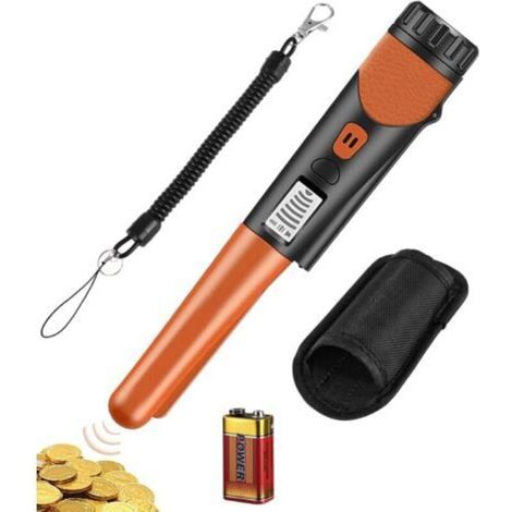 Pr Détecteur de métaux Portable, Détecteur de Métaux Pinpointer,détecteur de métaux à Balayage à 360 °, Etanche Pinpointer Détecteur,avec indicateur LED et des Piles，pour Chasse aux Trésors (1/5)