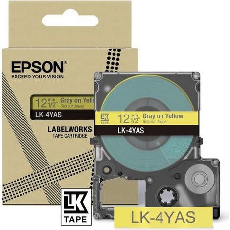 Epson LK-4YAS Gris, Jaune