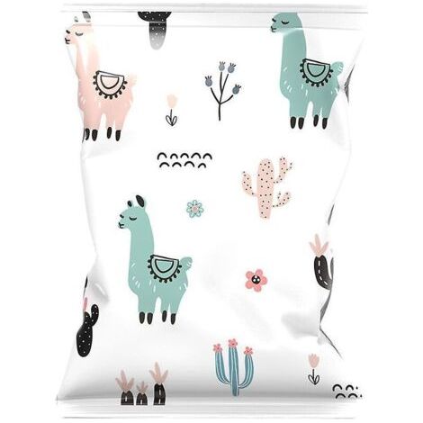 Sacs de rangement sous vide grand format pour couettes, couvertures, vêtements, édredons et oreillers - Lot de 4 (50 x 70 cm) avec double fermeture éclair et valve anti-fuite (1/5)