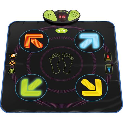 Electronic Dance Mat for Kids 8-12 Wireless Dance Mat with Bluetooth/AUX and Built in Music, 5 Challenge Levels, 4 Modes Dance Dance Revolution Ma (1/4)