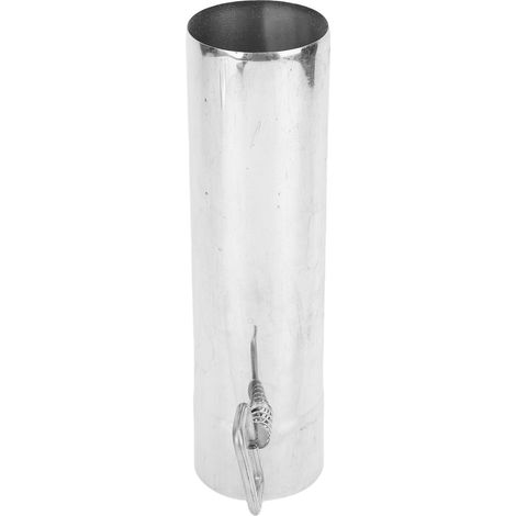 Tuyau de poêle avec clapet, en acier inoxydable 304, épais, pour l'évacuation des fumées d'échappement (M) (1/5)