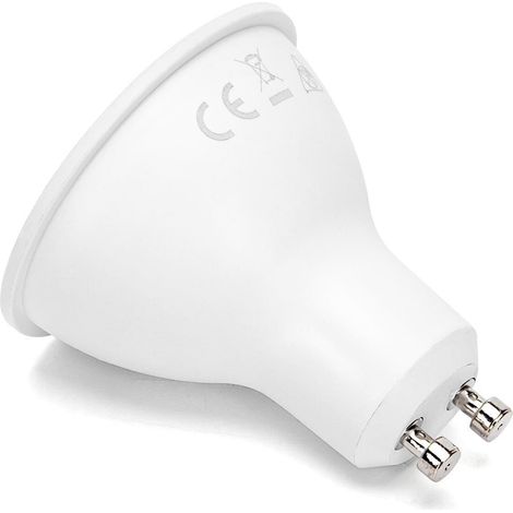 LED GU10 COB 4,9 W : brille avec efficacité et style. Idéal pour mettre en valeur les espaces, ce spot basse consommation offre une lumière chaude, parfaite pour créer des ambiances (1/3)