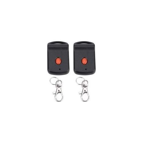 Duplicateur de télécommande pour porte de garage compatible avec les clés de voiture, télécommande de porte de garage, lot de 2 mini télécommandes porte-clés de garage, remplaçant la Doormate TRG306 R (1/4)