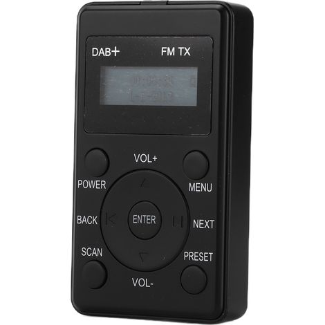Radio Numérique Portable de Poche DAB/DAB+ avec FM, Son Clair, Écouteurs Inclus, pour Voiture et Usage Extérieur (1/5)