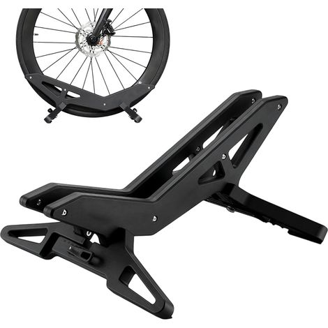 Support de stationnement pour vélos Support d'exposition robuste, Range-vélos Construction robuste, hauteur réglable, antidérapant pour intérieur, extérieur, maison (1/5)