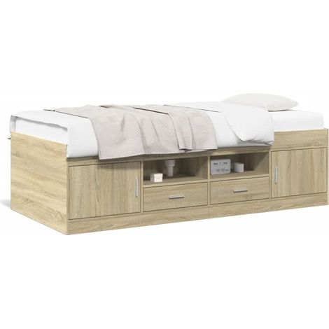 Maison Exclusive - Divano Letto con Cassetti senza Materasso 90x200 cm (1/5)