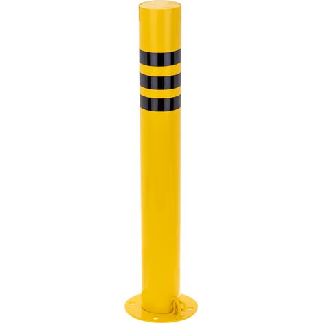 PrimeMatik - Bollard d’acier cloué avec base amovible 76x600mm (1/5)