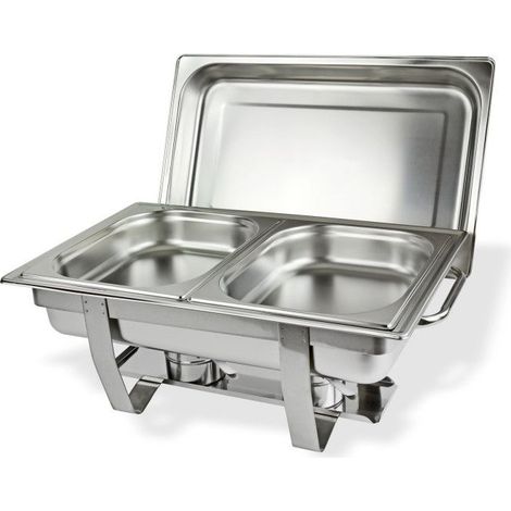Chauffe-plat Gastro - Réchaud 2 bacs
