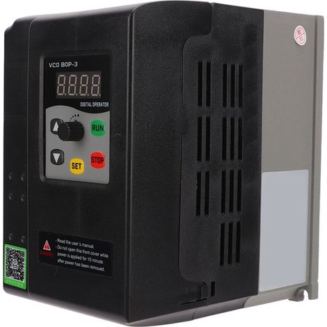 Variable frequency drive, good heat dissipation, 380-440V input, 0-440V output, three-phase frequency converter for industrial equipment (3kW) (1/4)