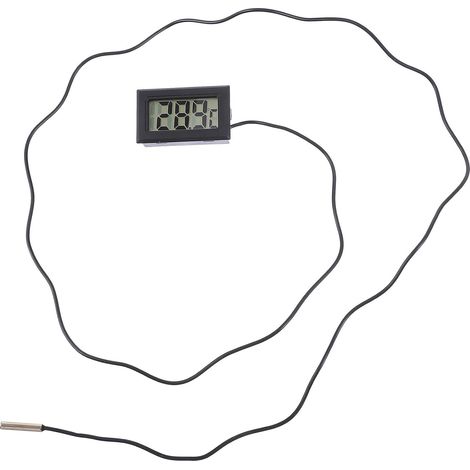 Thermomètre Numérique de Refroidissement Liquide PC Noir 1/4 Abs Plage 50 à 110 °c, Précision ±1 à 2 °c, Résolution 0, 1 °c, Mesure en Temps Réel (1/5)