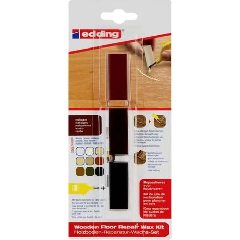 Edding 8902 Kit di Cere Trasparenti per Ristoro del Legno