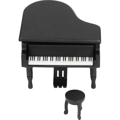 Boîte à musique en forme de piano en bois, décoration pour Noël, anniversaire ou Saint-Valentin, cadeau romantique (1/5)