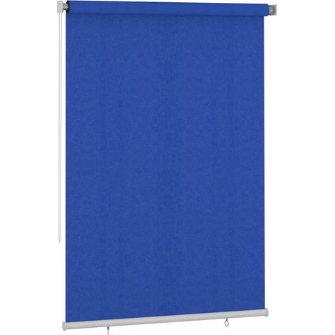 vidaXL Persiana enrollable de exterior 165(ancho)x230(alto)cm azul HDPE (1/2)