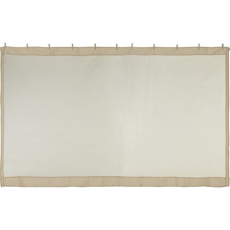 Zanzariera di protezione per gazebo 3 x 3 m impedisce gli insetti facile da installare in poliestere beige 130010682