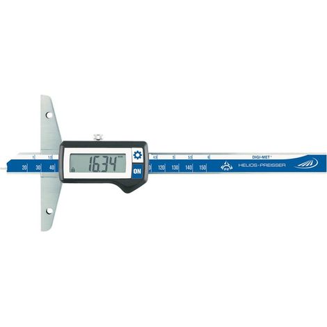 Helios Preisser Digitaler Tiefenmessschieber IP 67, 150 mm, Brückenlänge 100 mm (1/2)